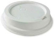 World Centric Hot Cup Lid, CPLA, 3.5" Diameter | 1000/Case