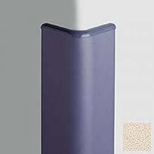 Corner Guard Bullnose 90, 3'' Wings, 4'H W/Caps, Chablis