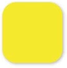 DayMark - 110091-3/4 in x 3/4 in DissolveMark Yellow Label