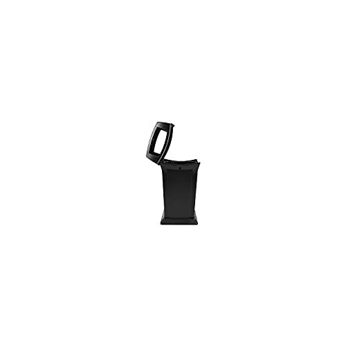 Rubbermaid Commercial Products Black / 45 Gallon / Open Sided Trash, Recycling & Compost