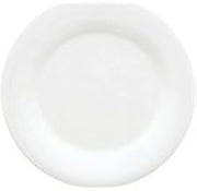 Yanco MS-007WT Mile Stone Wide Rim Round Plate, 7.5" Diameter, Melamine, White Color, Pack of 48