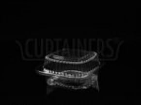 5 x 5 x 3 Square Plastic Clear Hinged Containers 500 CT