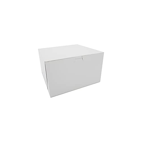 SOUTHERN CHAMPION TRAY 10" Length x 10" Width x 6" Height / White,Brown / 1 Bakery Take Out Containers