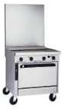 Southbend P32A-BBB Platinum Heavy Duty 32" Gas Range w/ (6) 33,000 BTU Open Burners with Manual Controls & Convection Oven Base