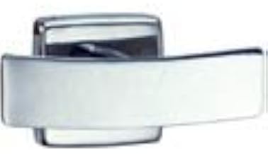 Bobrick B-672 Surface Mount Contoured Double Robe Hook - Polished Stainless Steel - 4"
