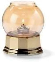 Hollowick 35G Fitter Globe, 4" Dia. x 3-1/8"H, Gold Bubble