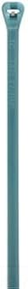 Thomas & Betts TYZ25M Cable Tie, Radiation Resistant Fluoropolymer, 50 lb, 7", Aqua