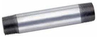 1-1/4" x 2" Galvanized Steel Pipe Nipple, Lead Free, 150 PSI