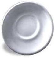 Diversified Ceramics DC128-BLK Black 4.5 In. Espresso Saucer - 24 / CS