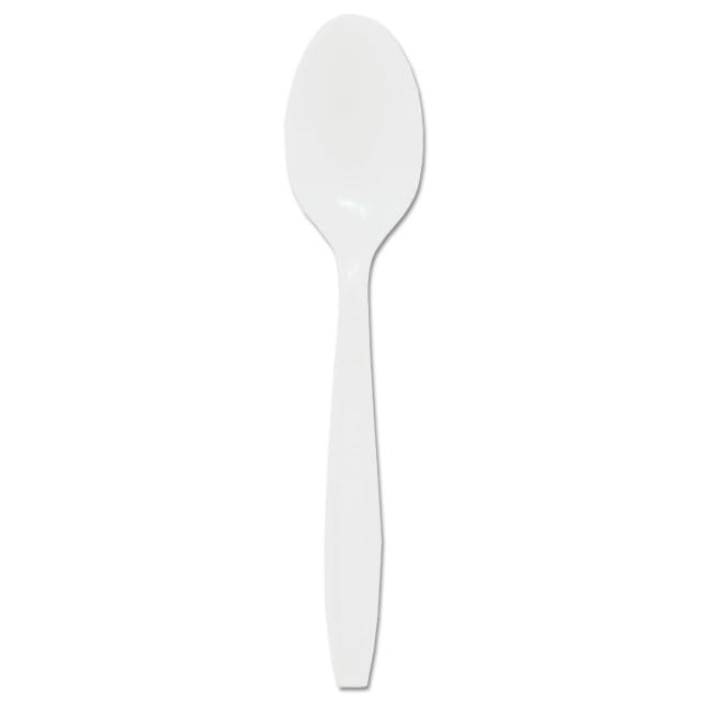 MarketPRO Heavy Weight Cornstarch Cutlery Teaspoon by Market PRO – Heavy Weight, Corn Starch, White, Model 176500