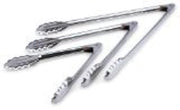 Royal Industries Heavy-Duty Tongs, Stainless Steel, 16"