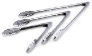 Royal Industries Heavy-Duty Tongs, Stainless Steel, 16"