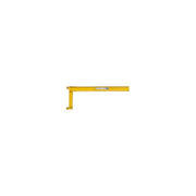 Wall-Mount Full Cantilever Jib Crane by Contrx – Cat Yellow, Model WMCC208