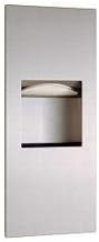Bobrick B-36903 Trimline Series 1 3/5 gallon Recessed Paper Towel Dispenser/ Waste Receptacle, Stainless