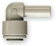 John Guest (PI221212S) Plug In Elbow 3/8" Stem X 3/8" Tube Gray