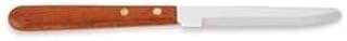 Royal Industries 2 Dozen Steak Knife Hollow-Ground, 4 1/2", Wood Handles