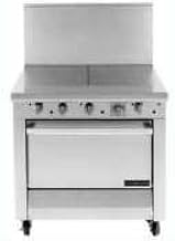 Garland MST46R-E Master Series Heavy Duty 34" Gas Range with (2) 17" Even Heat Hot Tops, (1) Standard Oven & Electric Ignition