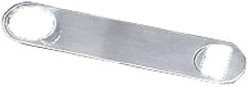 Tablecraft 7" Stainless Steel Hand-Held Flat Bottle Opener