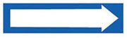 Pipe Marker - Pressure-Sensitive - Direction Arrow Blue, Blue, For Pipe 18 yards per roll,0"W