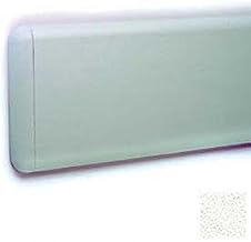 Wall Guard W/Rounded Top & Bottom Edges, 7-3/4"H x 12'L, White Sand