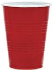 Red Plastic Party Cups, 16 oz, Dart SOLO