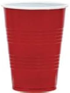 Red Plastic Party Cups, 16 oz, Dart SOLO