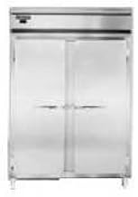 DL2W-SA-HD Designer Line Two Section Reach In Heated Cabinet, Stainless Exterior & Half-Height Doors