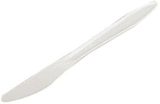 PJP Marketplace Medium Weight Knife White, Polypropylene | 1000/Case