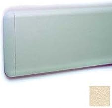 Wall Guard W/Rounded Top & Bottom Edges, 7-3/4"H x 12'L, Champagne
