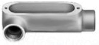 Bridgeport 2 in. Aluminum Type LR Conduit Bodies, LR46