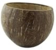 PacknWood 210BCOCO400 Round Coconut Bowl Without Polished - Case of 48