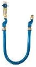 Dormont 1650BPCF2S72 1/2" Blue Hose Moveable Gas Connector Hose 72" Long with Blue PVC, 2 Swivel MAX & Safety Quik QDV