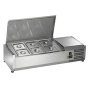 Arctic Air ACP40 Stainless Steel Condiment Prep Station, 39 1/2" Wide, 115V - Default Title