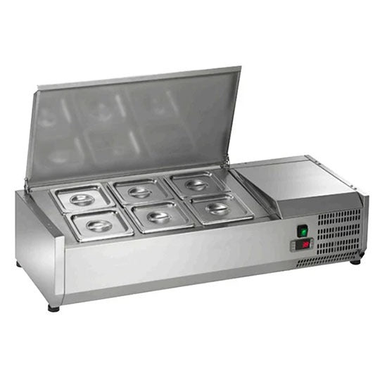 Arctic Air ACP40 Stainless Steel Condiment Prep Station, 39 1/2" Wide, 115V - Default Title
