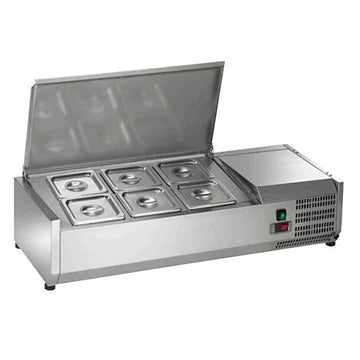Arctic Air ACP40 Stainless Steel Condiment Prep Station, 39 1/2" Wide, 115V - Default Title
