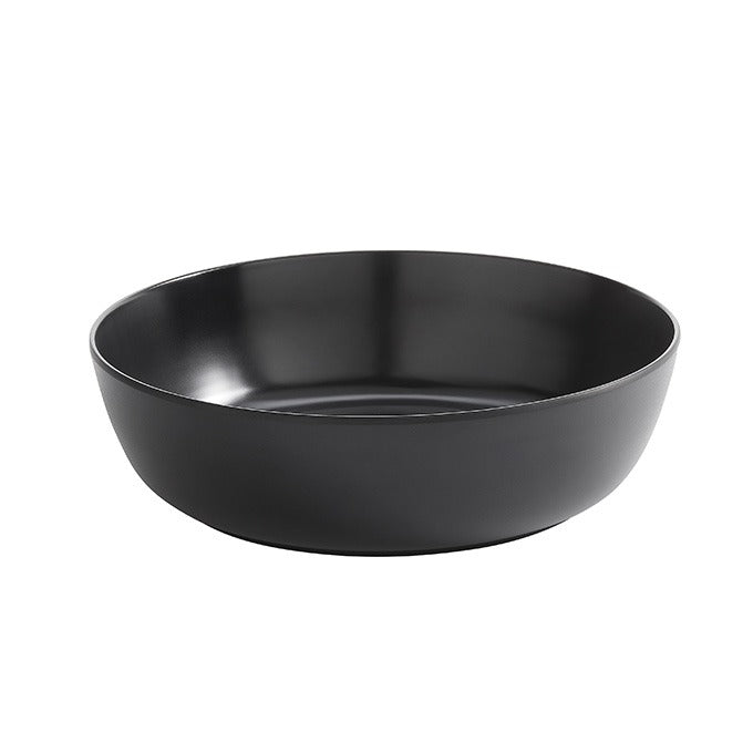American Metalcraft Ani Melamine Serving Bowl, Black, 6/Case - photo 2
