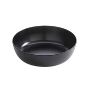 American Metalcraft Ani Melamine Serving Bowl, Black, 6/Case - 104 oz.