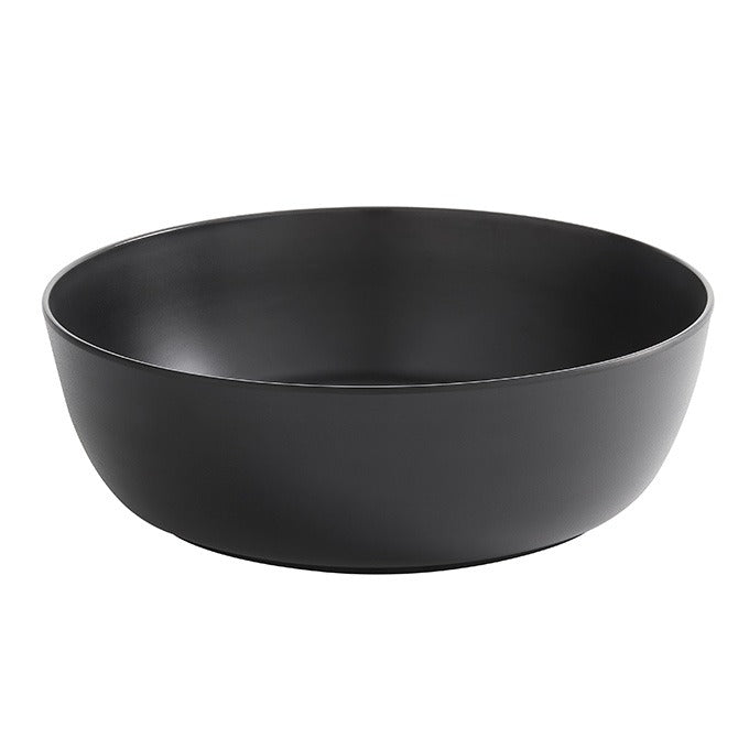 American Metalcraft Ani Melamine Serving Bowl, Black, 6/Case - photo 3