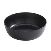 American Metalcraft Ani Melamine Serving Bowl, Black, 6/Case - 169 oz.