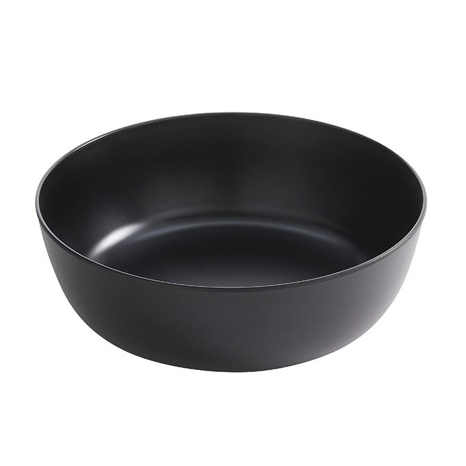 American Metalcraft Ani Melamine Serving Bowl, Black, 6/Case - 169 oz.