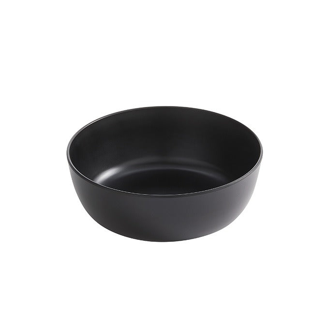 American Metalcraft Ani Melamine Serving Bowl, Black, 6/Case - 67 oz.