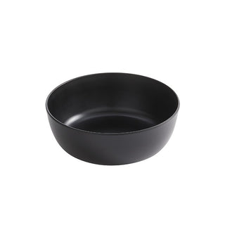 American Metalcraft Ani Melamine Serving Bowl, Black, 6/Case - 67 oz.