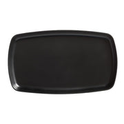 American Metalcraft Ani Melamine Platter, 7" x 12" - Black