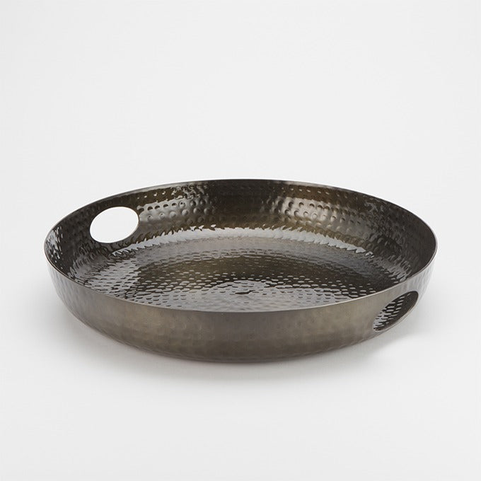 American Metalcraft Aluminum Tray, 16" Diameter - Black