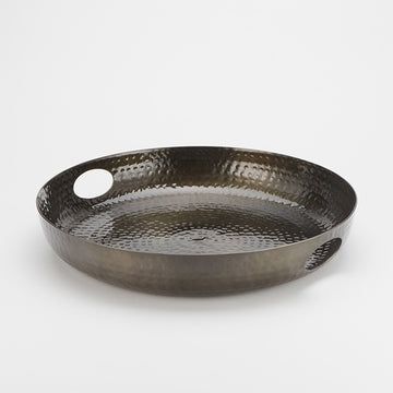 American Metalcraft Aluminum Tray, 16" Diameter - Black