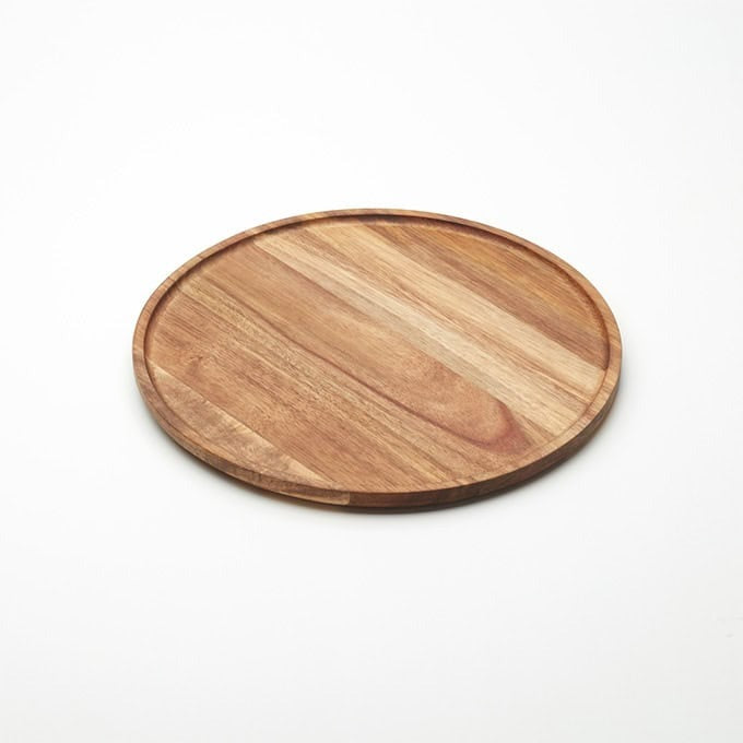 American Metalcraft Acacia Wood Serving Board, 5/8" High, Brown - 12"