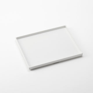 American Metalcraft BBLWH Naturals Melamine Lid Tray, 8 1/4" x 10 7/8", White - Default Title