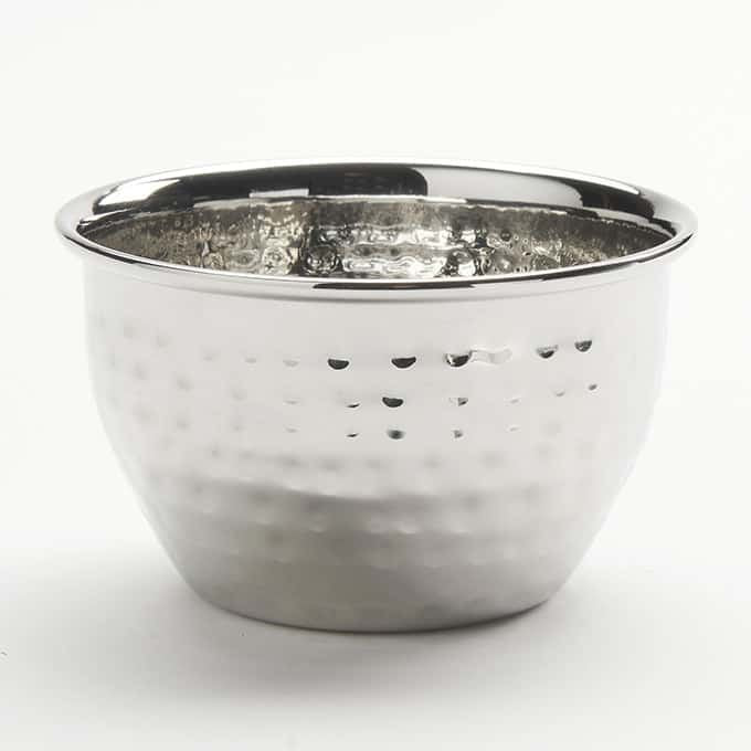 American Metalcraft Stainless Steel Sauce Cup, 8 oz., Silver, 12/Case - Hammered