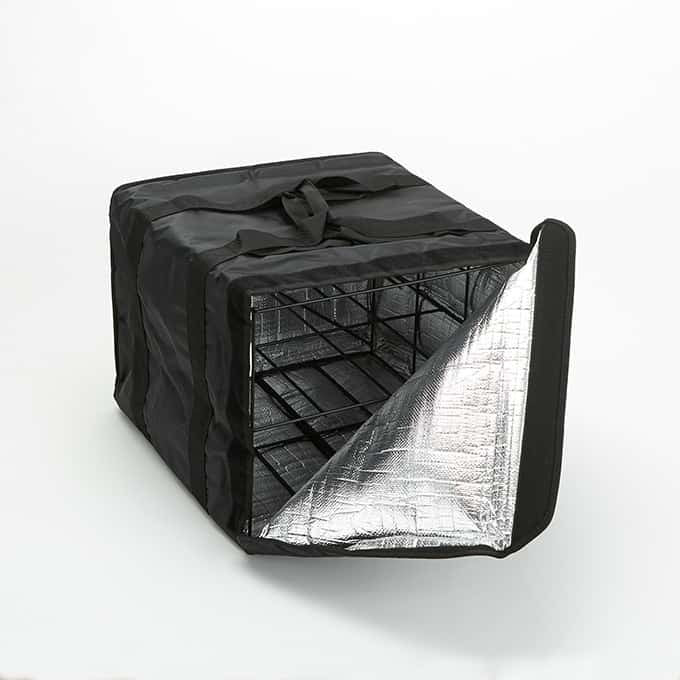 American Metalcraft Pizza Bag, Black - 6 Pizza Boxes