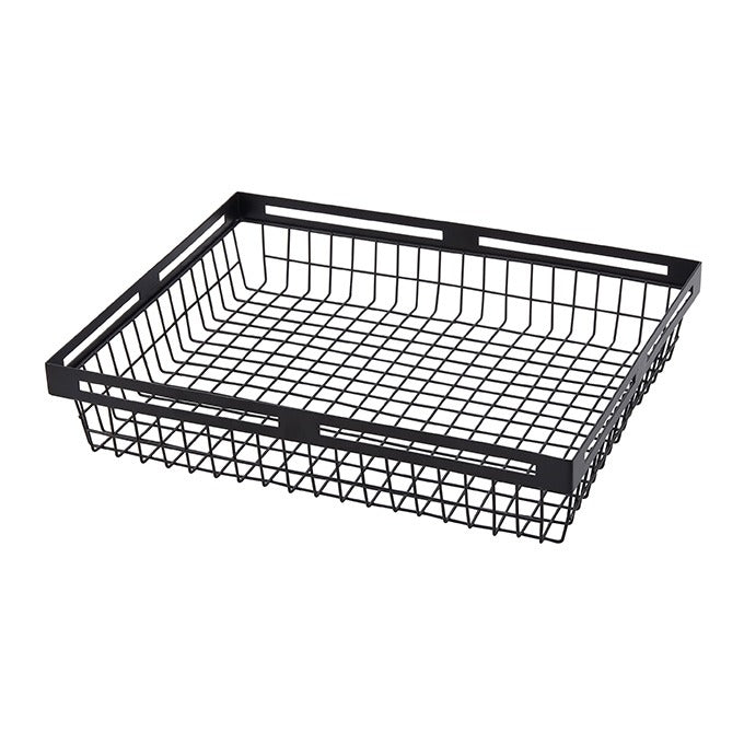 American Metalcraft Black Twilight Display Basket - 12"